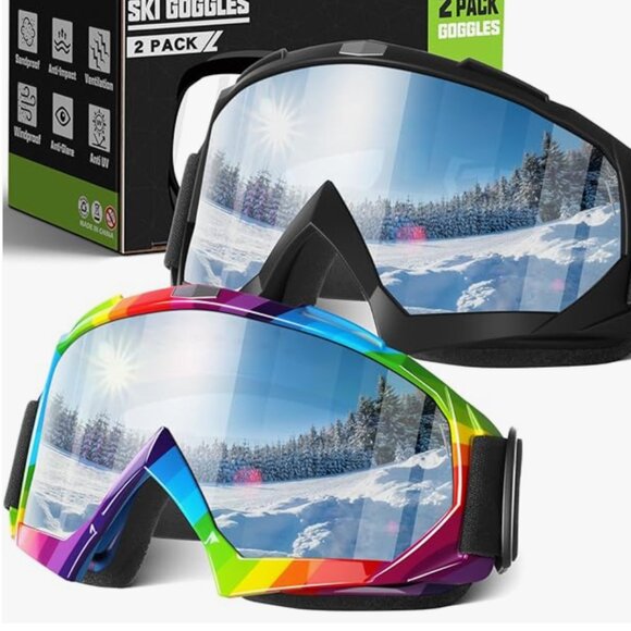 UV Protection Snowboard Snowsports Goggles  2 SET - Picture 2 of 7